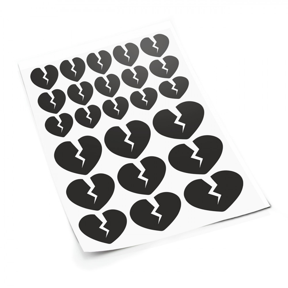 Broke Hearts #4 S sticker set | Sets of stickers