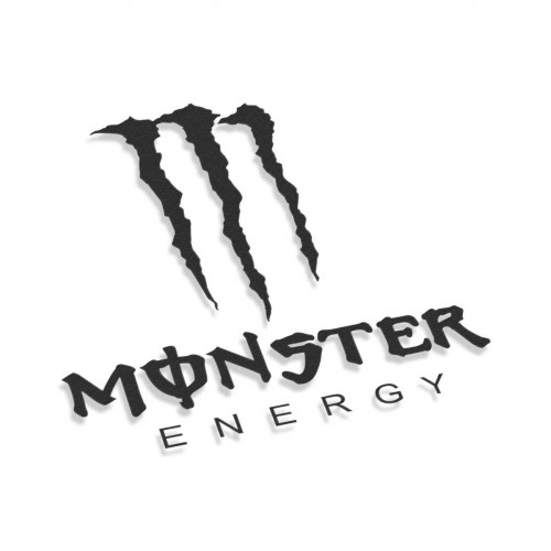 blue monster energy logo decal